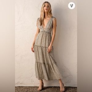 Lulus Tiered Maxi Dress